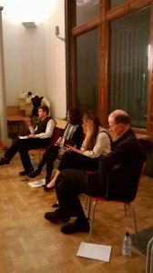 Salon panel furthest from camera: Guy Julier (Chair), Alison Clarke, Melissa Clark and Robin Kinross. 