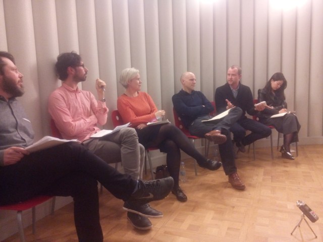 l. to r.: Daniel Charny, Ignacio Farias, Lucy Kimbell, Peter Lloyd, Alex Wilkie, Yiyun Kang